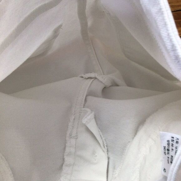 LEVI’S 721 distressed high rise skinny  denim jeans 26 white - Picture 6 of 12